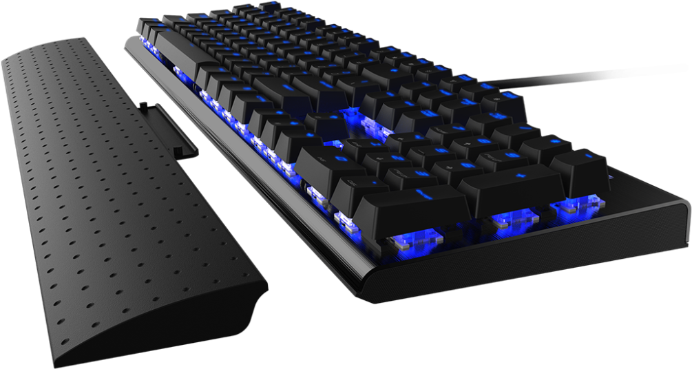 Flexibility To Suit Your Needs Attaching The Wrist - Thunderx3 Tk50 Mechanical Gaming Keyboard (1024x579), Png Download