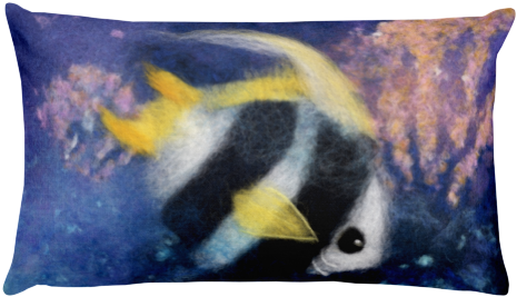 Under The Sea" Rectangular Pillow 20”x12” - Pillow (500x500), Png Download