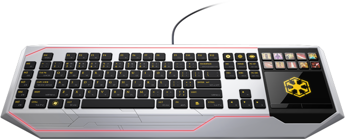Razer Swtor Keyboard - Razer Keyboard Star Wars (707x500), Png Download