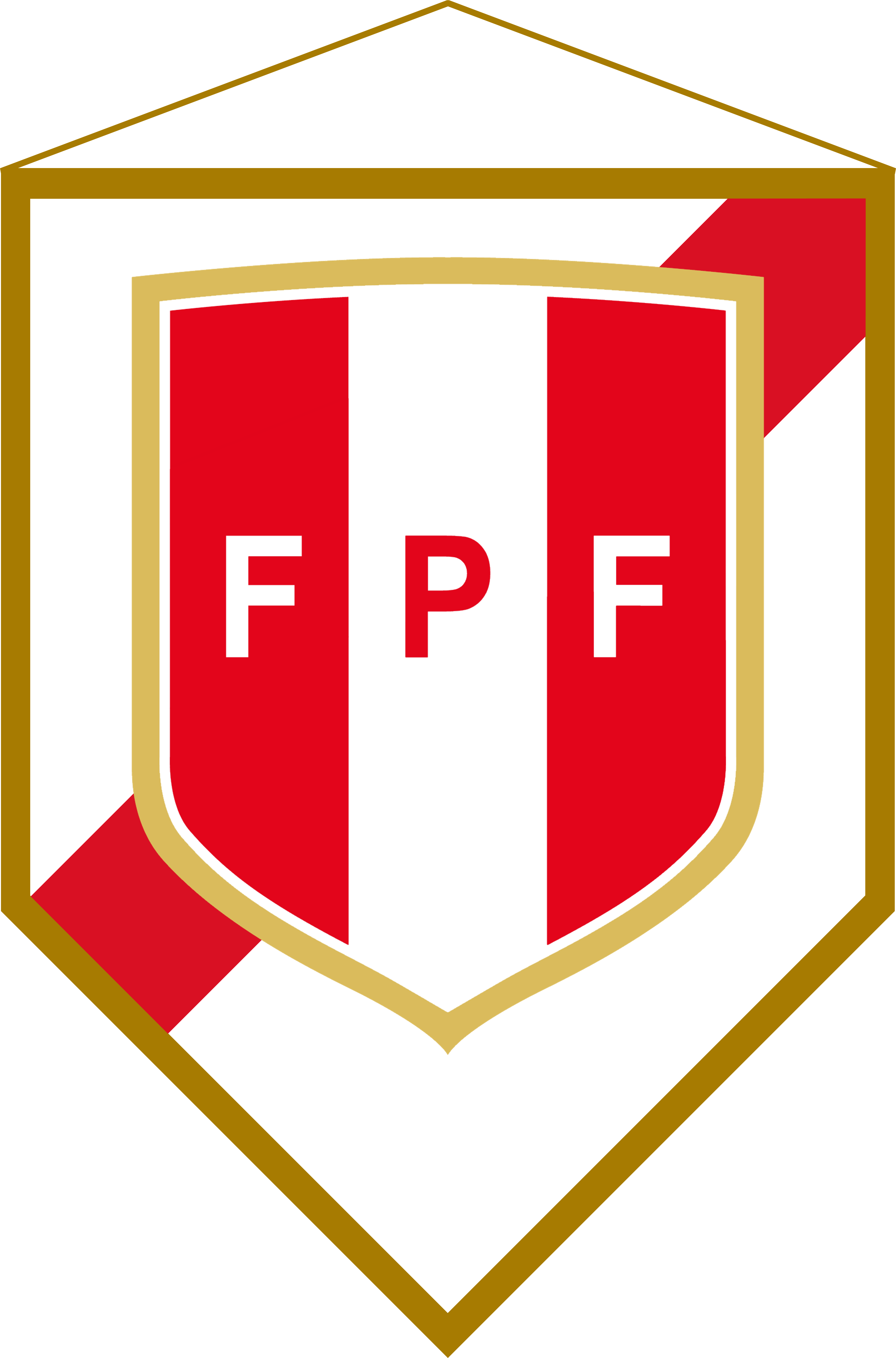 Logo Banderín Perú - Escudo De La Seleccion Peruana (3647x5527), Png Download