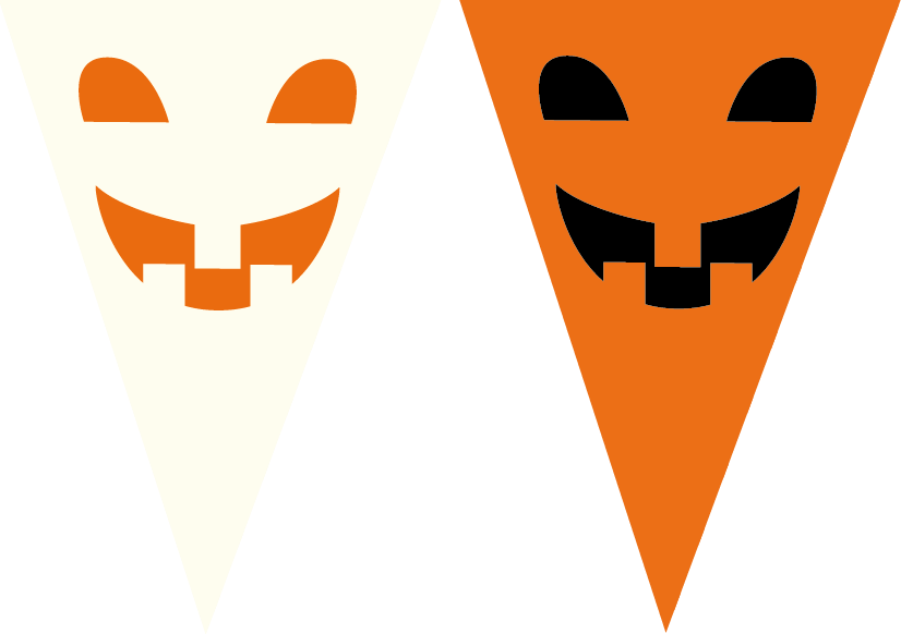 Banderines2 - Banderines De Halloween (826x582), Png Download