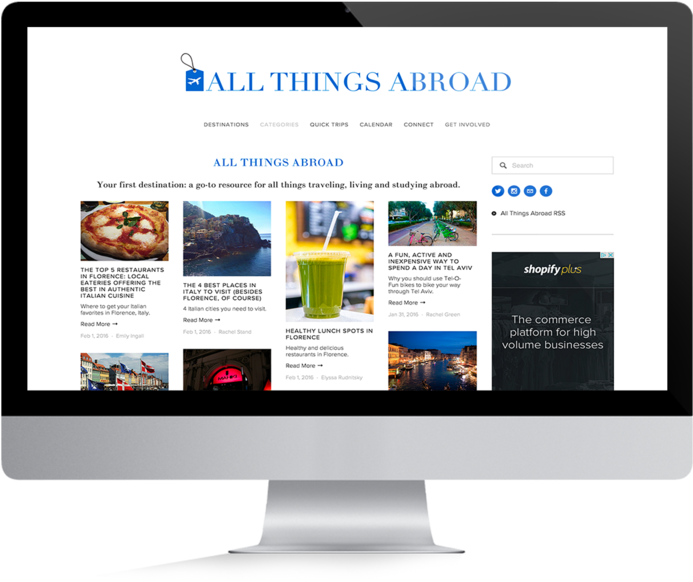 Allthingsabroad7 - Imac Png Transparent Background (1000x667), Png Download