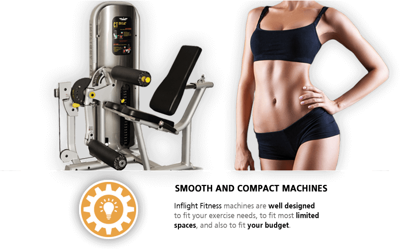 Inflight Fitness - U - S - Designer And Manufacturer - Inflight Fitness Inflight Seated Leg Extension / Leg (1000x500), Png Download