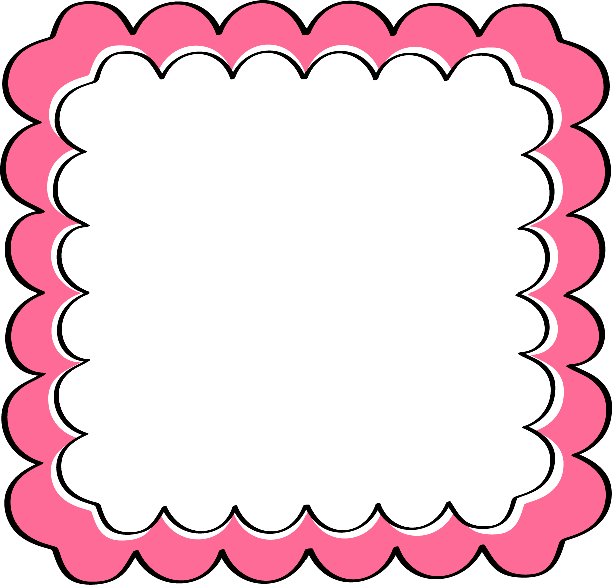 Free Png Fuchsia Border Frame Png Images Transparent - Border Clip Art Green (850x813), Png Download
