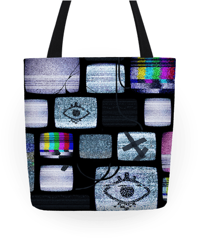 Static Tv Set Tote - Television (484x484), Png Download