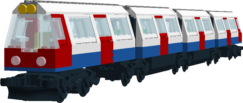 Transparent Download Coach Free On Dumielauxepices - Lego London Underground Train (1036x609), Png Download