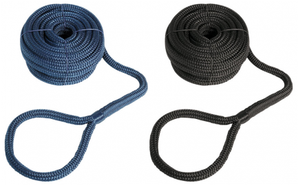 24 Mm Mooring Rope With Handle - Cima Con Occhio 10 Mm X 6 M Nera (432x345), Png Download