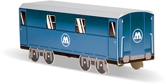 Molotow Mini Subway ''molotow Train'' Small (800x800), Png Download