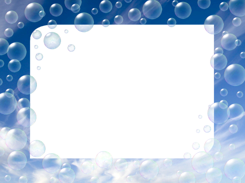 Photo Frame - Air Bubbles - Lagoa Do Fogo (498x373), Png Download
