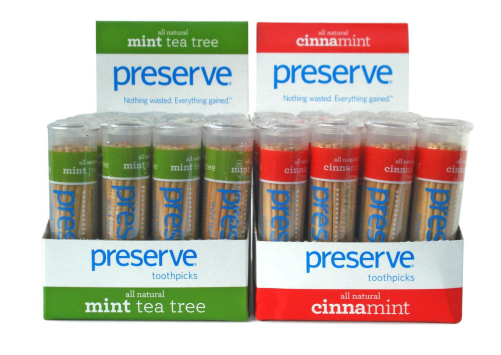 Buy Flavored Toothpicks 24-pack From Preserve Wholesale - Preserve Food Storage Container - Round - Mini - .aqua (500x500), Png Download