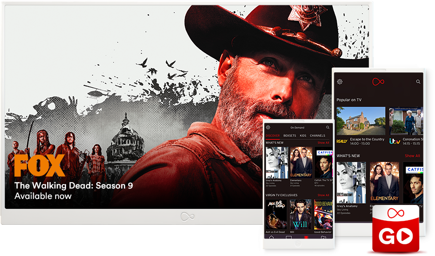 Watch Your Way - The Walking Dead (875x541), Png Download