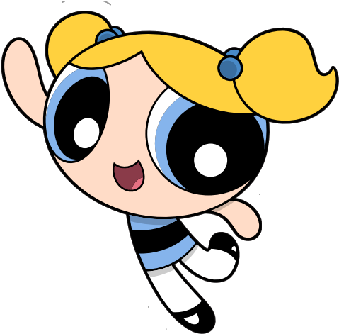 Burbuja Apariencia 2 - Powerpuff Girls 2016 Bubbles (504x478), Png Download