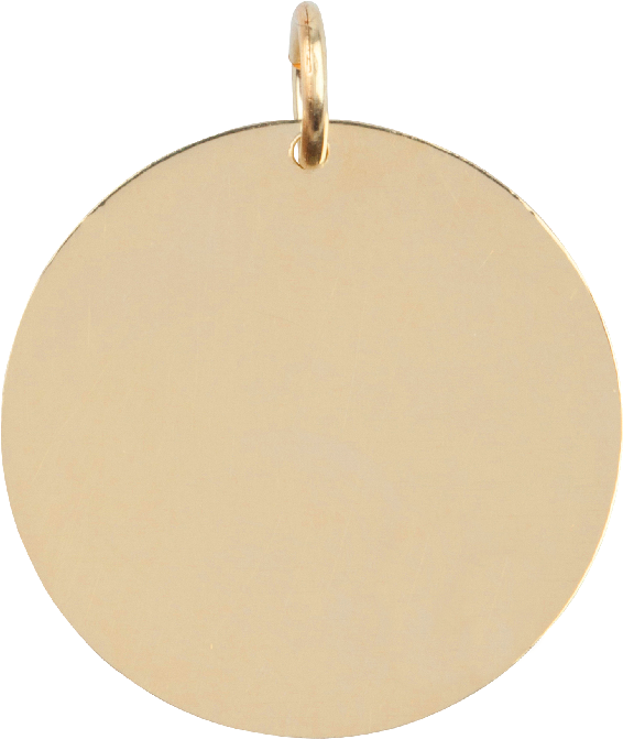 Identity Charm Circle Big Naked - Locket (1000x773), Png Download