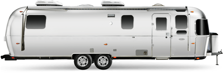 Classic - Airstream Trailer (746x274), Png Download