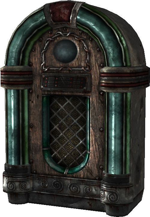 Jukebox Dirty - Fallout 3 Jukebox Png (606x755), Png Download