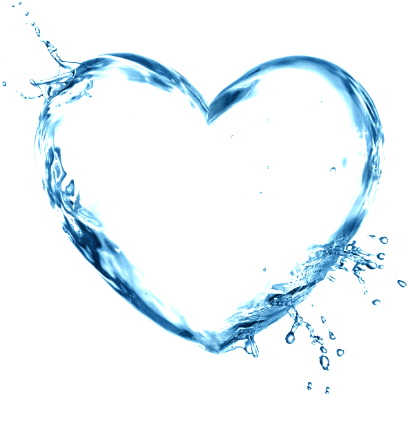 Gotas De Agua, Fuego, Corazones, Naturaleza, Objetos, - Imagenes Png Con Efectos (635x635), Png Download