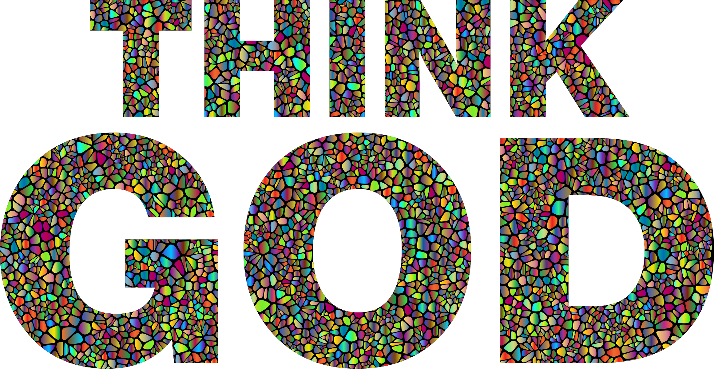 This Free Icons Png Design Of Polyprismatic Tiles Think (2322x1200), Png Download