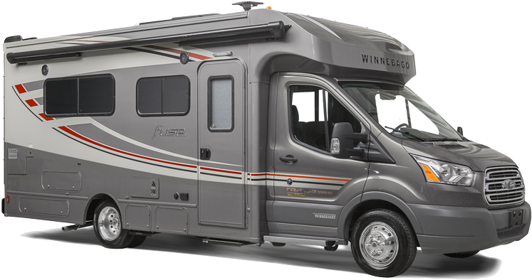 2018 Winnebago Fuse - 2017 Ford Transit Winnebago Fuse (762x406), Png Download