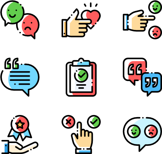 Feedback And Testimonials - Web Design Icons Png (600x564), Png Download