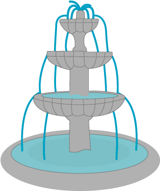 Fuente De Agua - Fuente De Agua Png (400x400), Png Download