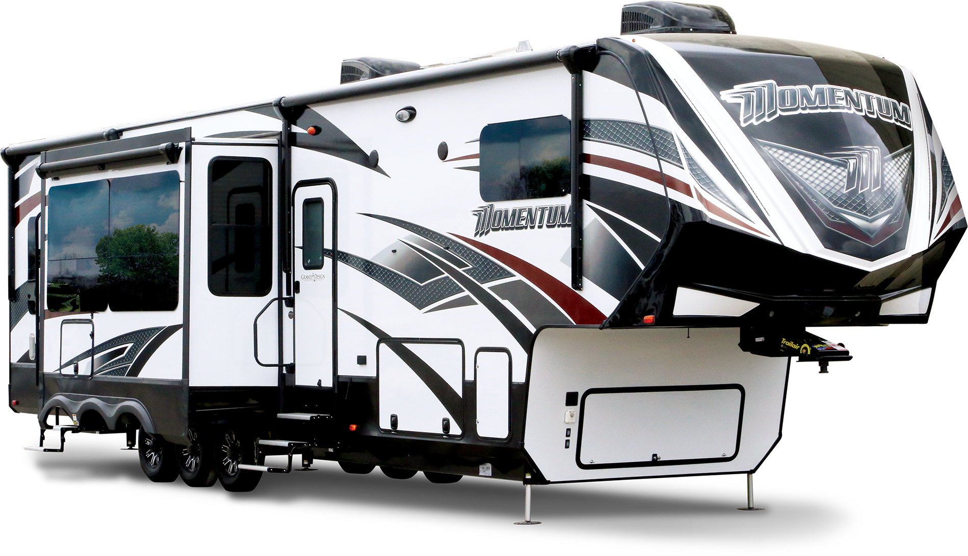 Rv Travelling - Momentum 5th Wheel Trailer (1899x1091), Png Download