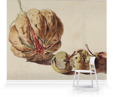Murals Of Harvest By Sir John Soane's Museum - Elephant (384x329), Png Download