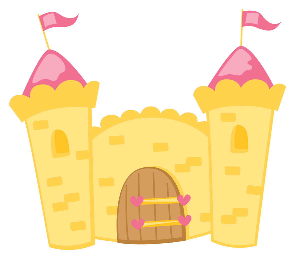 Branca De Neve Cute Castelo 02 - Snow White Castle Cartoon (1200x1200), Png Download