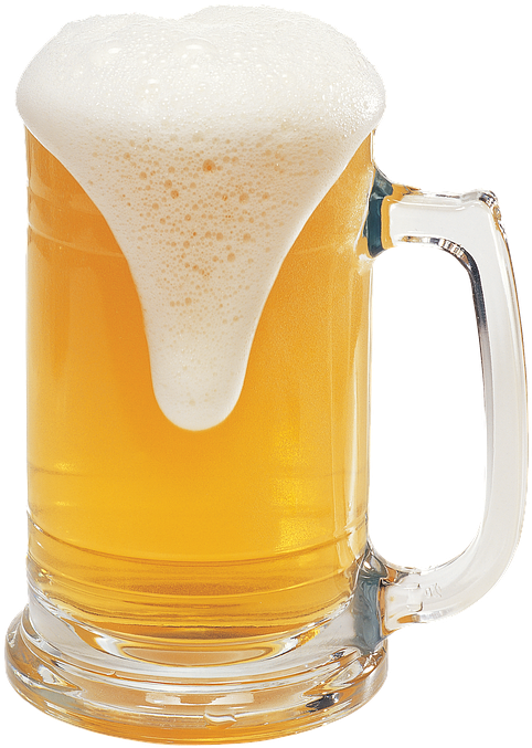 Espuma Cerveza Png - Beer Mug Transparent (536x720), Png Download