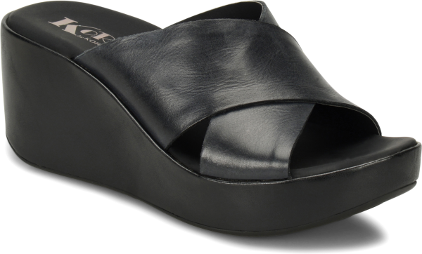 Black - Sandal (600x362), Png Download