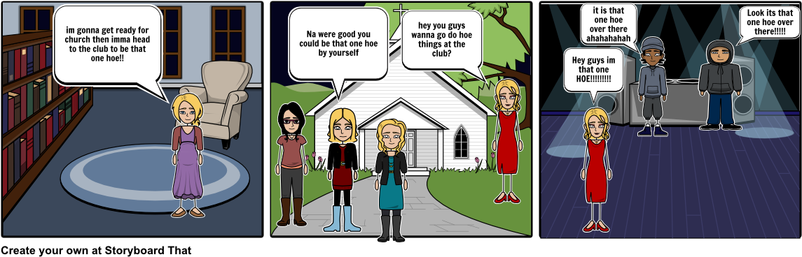 That One Hoe - Cartoon (1164x385), Png Download