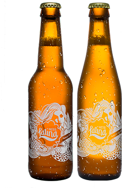Discover Terra Latina - Cerveza Latina (365x457), Png Download
