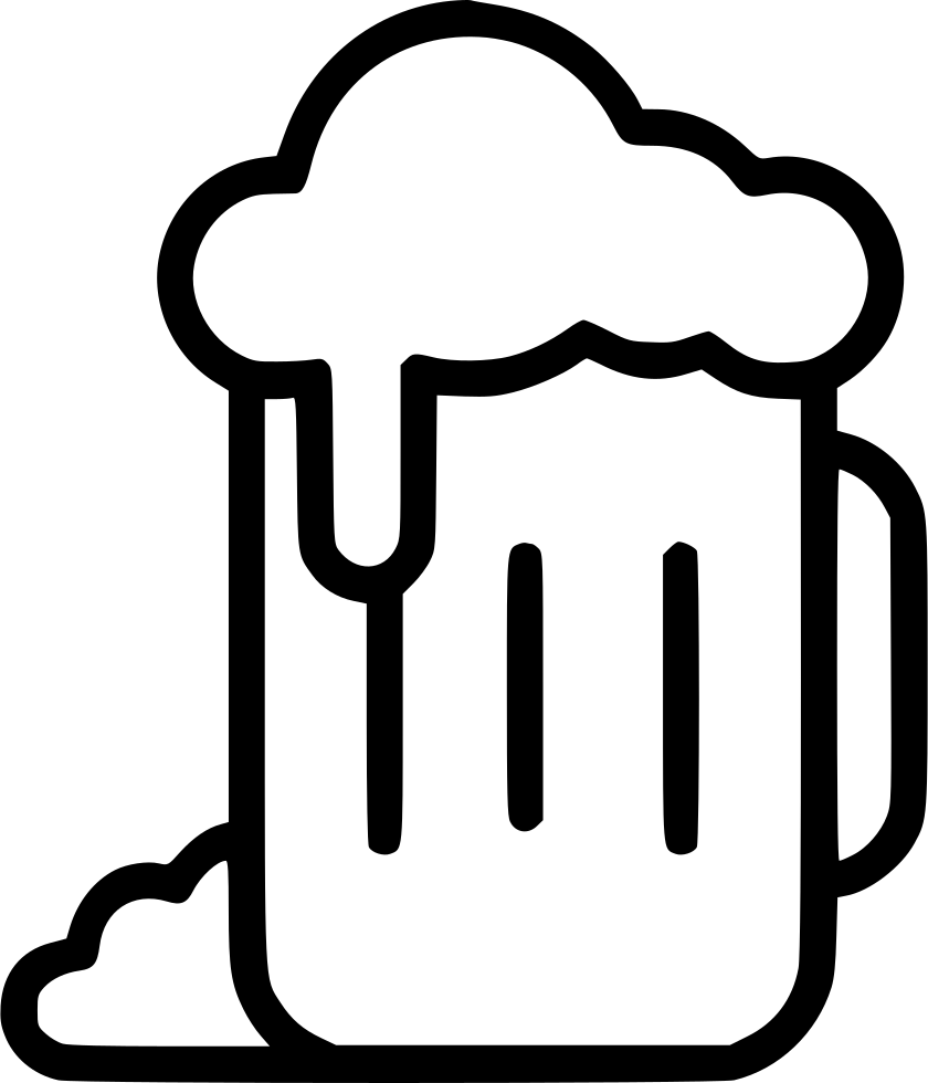 Drink Beer Alcohol Glass Cerveza Comments - Cerveza Icon Png (840x980), Png Download