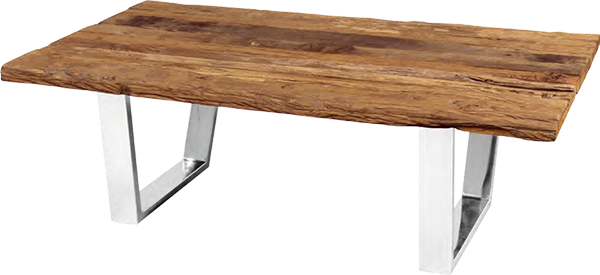 Mesa De Centro Canfranc En Madera - Mesas De Madera Png (600x275), Png Download
