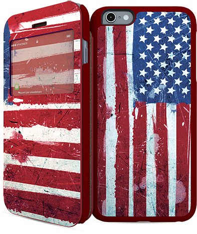 Doble Funda Imán - Apple Iphone 6 / 6s Folio Cover Fra I-pa (480x480), Png Download