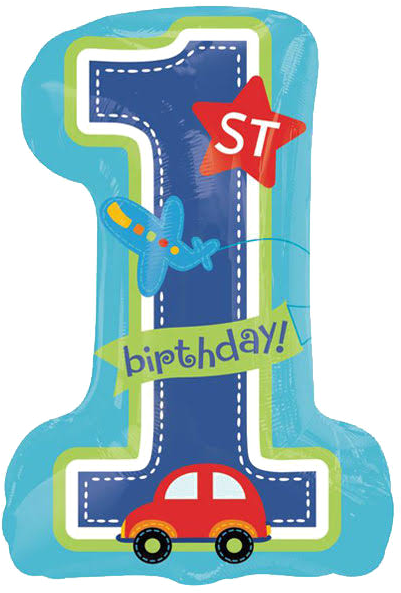 Download 1st Birthday Png Download Image - All Aboard First Birthday  Invitations PNG Image with No Background 