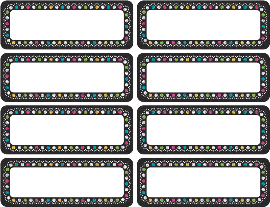Clingy Thingies Chalkboard Brights Mini Labels - Even The Hulk Washes His Hands (590x590), Png Download