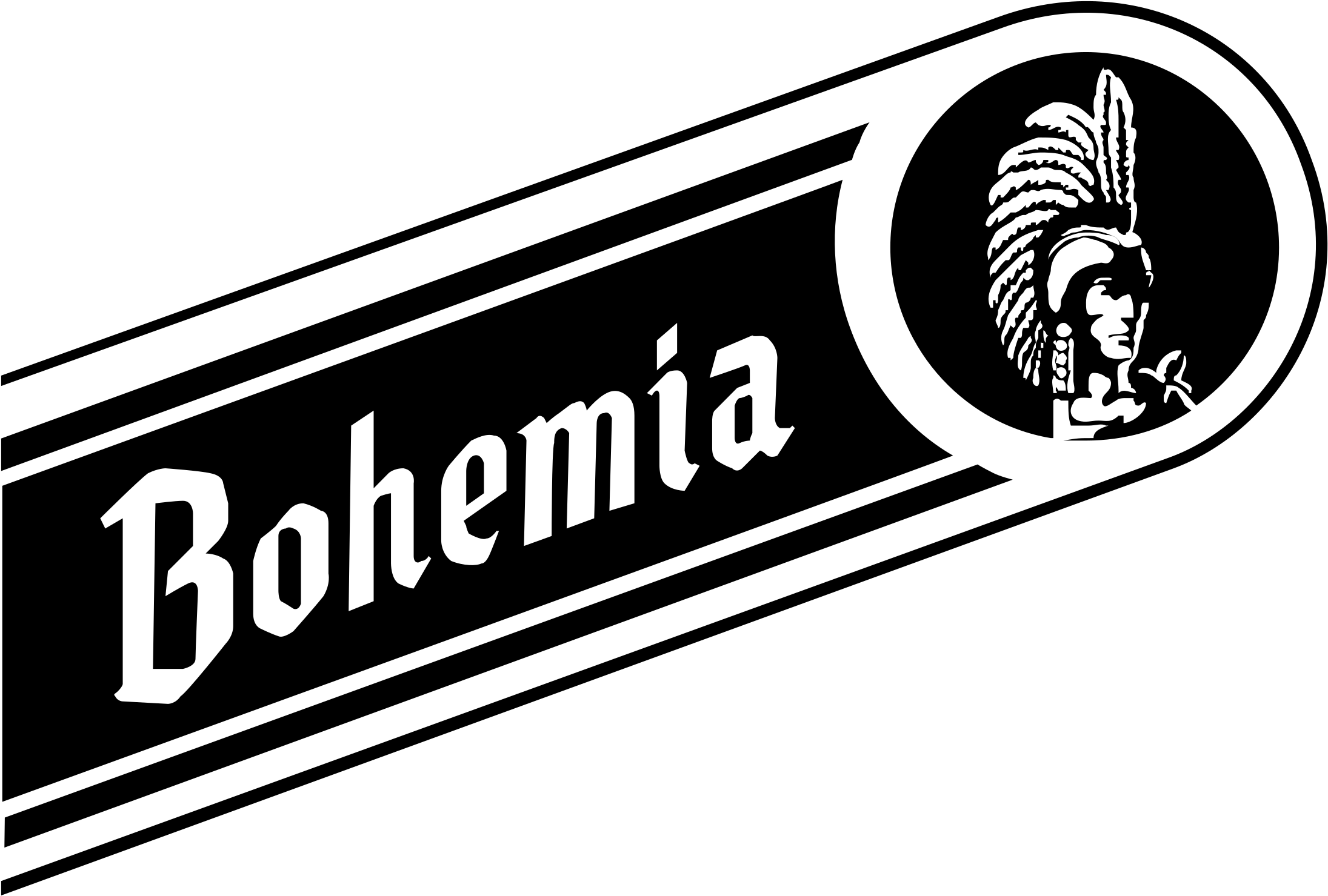 Bohemia Beer Cerveza Logo Png Transparent - Bohemia Vector (2400x2400), Png Download