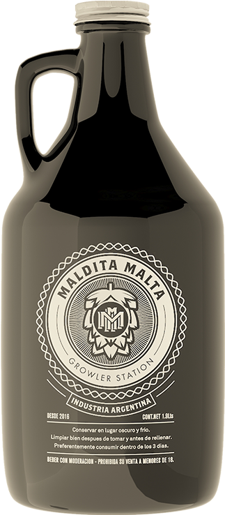 Growler 1 - 9 L - Botellon De Cerveza Artesanal (896x1200), Png Download