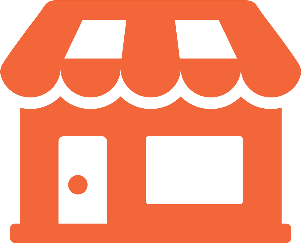 Store-icon - Store Icon Png Orange (1191x1191), Png Download
