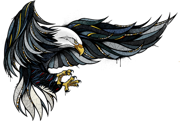 Águila - Eagle Laptop Sleeve - 13" (600x429), Png Download