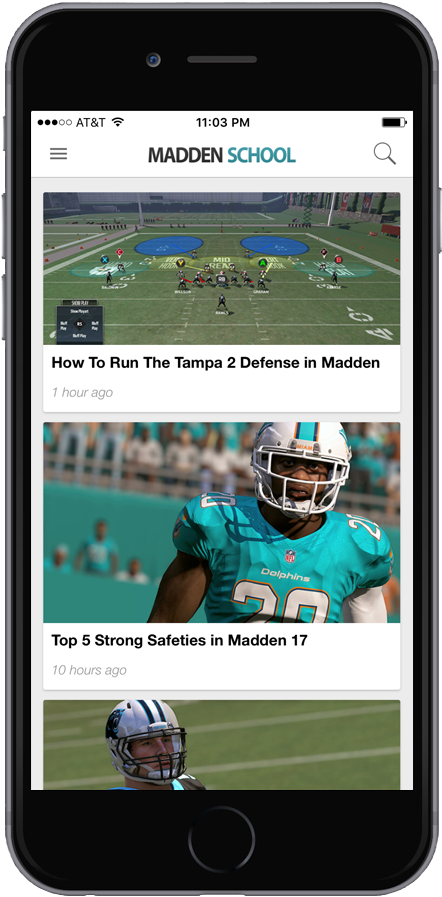 Madden 17 App - Madden Nfl (500x951), Png Download
