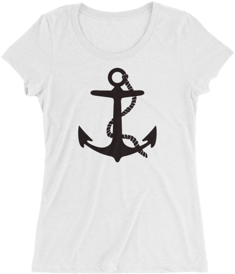 Camiseta De Mujer - Anchor Clipart Png (600x600), Png Download