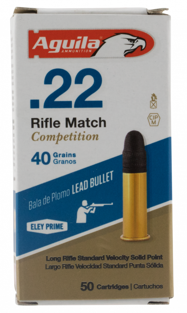Aguila 1b222518 Match Competition Standard Velocity - Aguila .22lr Ammo (600x1002), Png Download