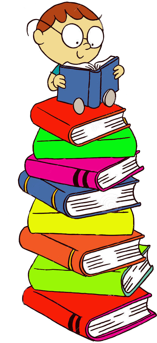A Partir De 10 Años - Niño Con Libros Png (625x1214), Png Download
