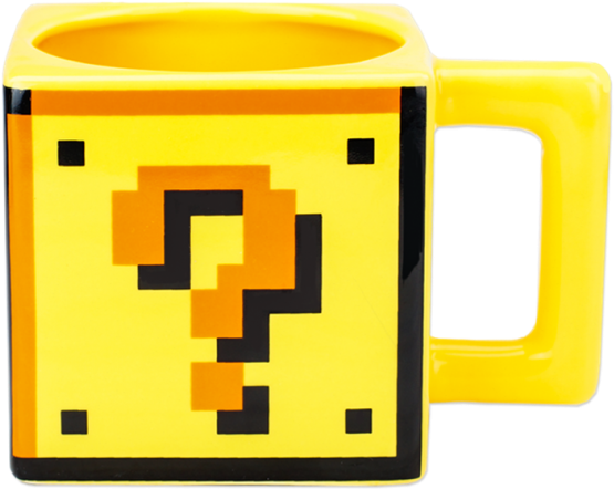 Super Mario Taza De Café Creativa Cuadro De Signo De - 8 Bit Mario Box (680x679), Png Download