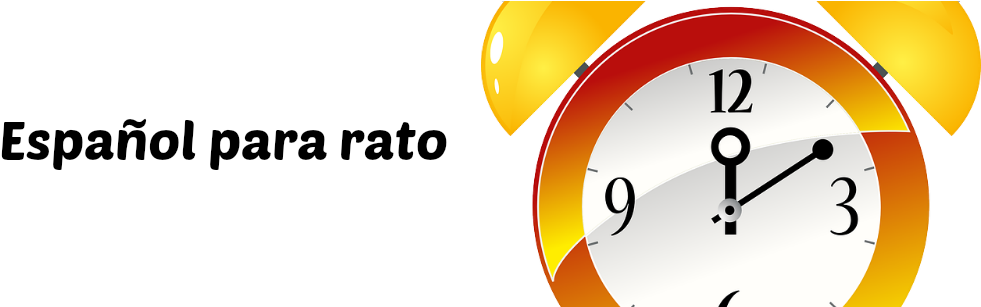 Español Para Rato - Clip Art Clock Animation (1000x306), Png Download