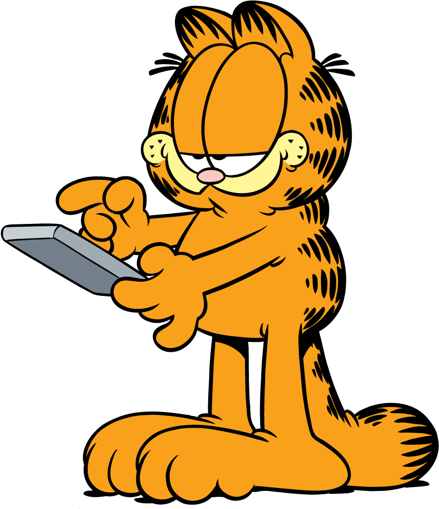 Professor Garfield - Racerfx (921x1062), Png Download