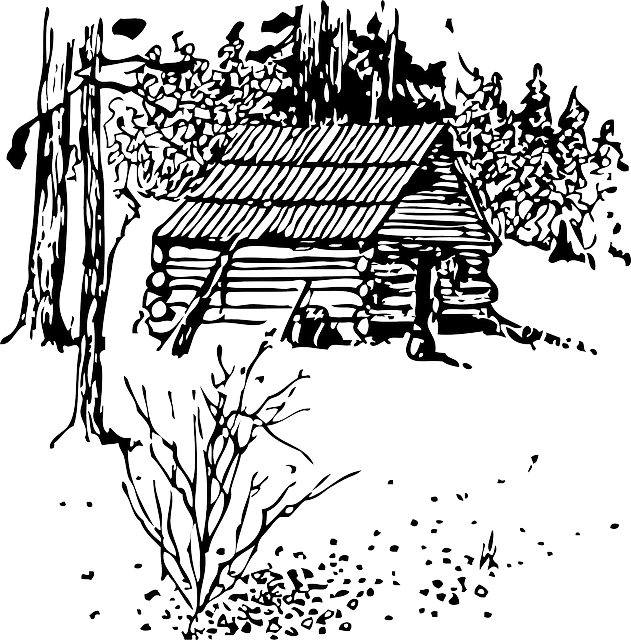 Download House Home Outline Cartoon Wood Log Automatic