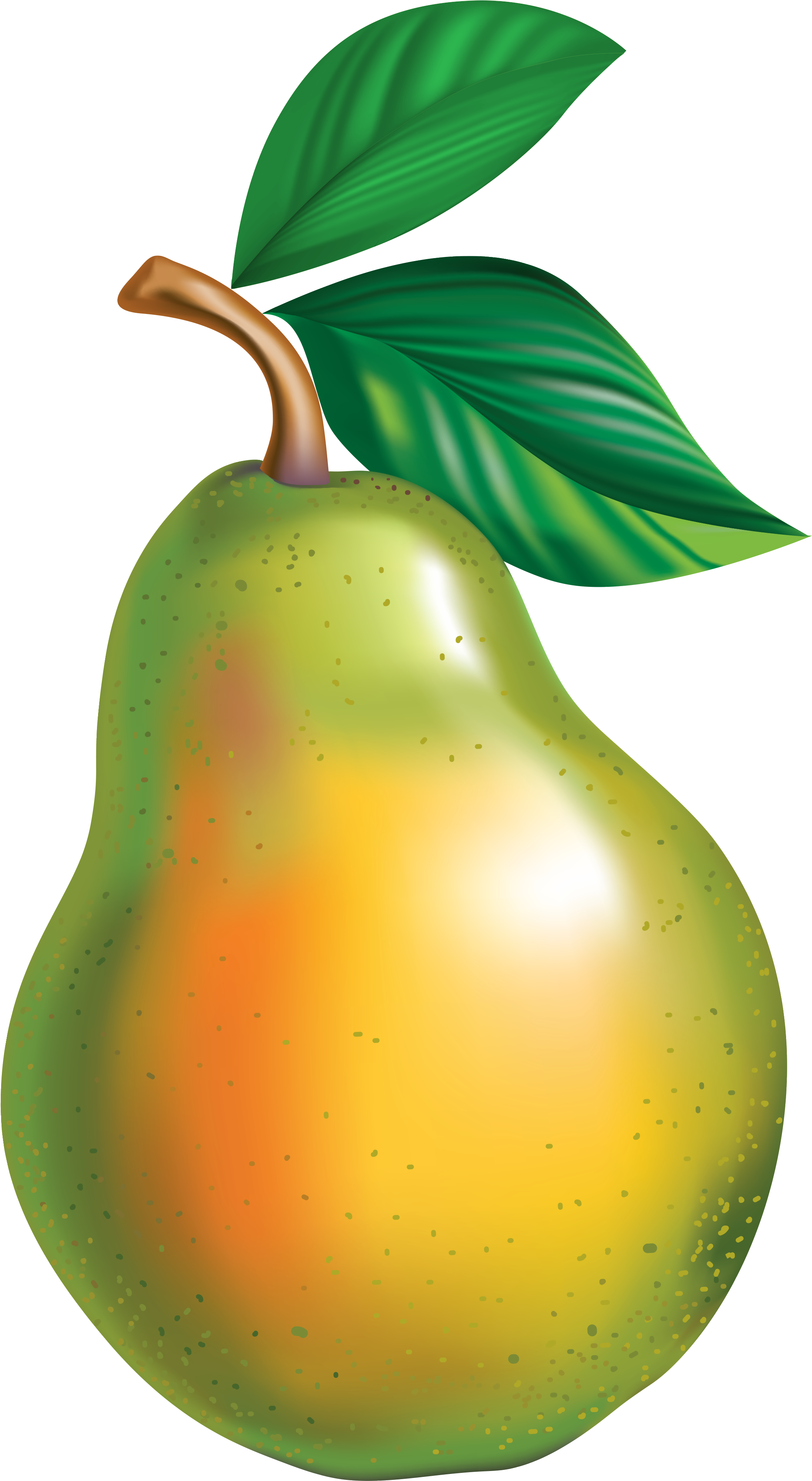 Clip Art Royalty Free Download Png Clipart Picture - Pear Animation (2367x4144), Png Download