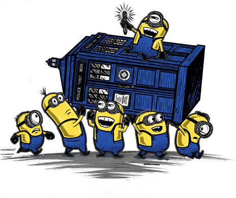 1376342651 Right-minionsbox - Funny Cop Minion Memes (472x447), Png Download